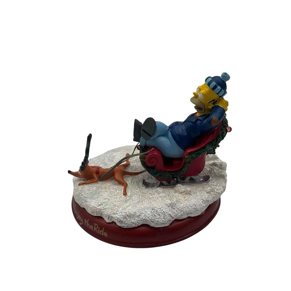 Simpsons Bradford Kick Back Relax Enjoy Ride illuminated Christmas Ornament 2004